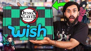 I Bought EVERY DEMON SLAYER ITEM ON WISH!! *DEMON SLAYER MYSTERY BOX*