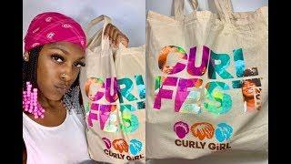 WHAT'S IN MY CURLFEST GIFTBAG?? | CURLFRIENDARI