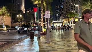 Walking JBR Beach Dubai | Dubai Night Vibes | Things To Do In Dubai | Dubai Travel Guide #dubai #dxb