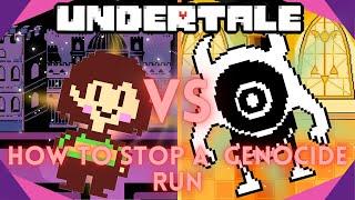 How To STOP A Genocide Run In Undertale (As A Monster)