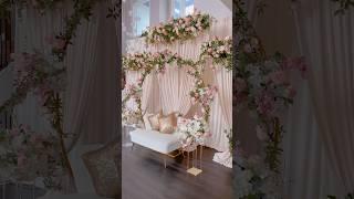 DIY- Elegant  Floral backdrop