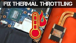 THERMAL THROTTLING! - How to fix an Overheating Laptop