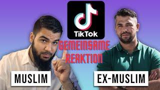 Muslim & EX-Muslim REAGIEREN gemeinsam auf Rechte/islamische TikToks! - Livestream