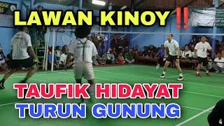 TAUFIK HIDAYAT Turun Gunung Di Tantang KINOY‼️Seru Kocak Abis