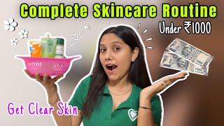Affordable skincare products which actually works || Budget Indian Skincare || skincare routine