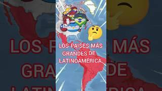 PAISES MÁS GRANDES DE AMERICA #countryballs #mapa #historia #curiosidades #paises