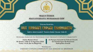 LIVE STREAMING MAJLIS DZIKIR WA MAULIDURRASUL SAW DALAM RANGKA HUT UKHSAFI COPLER COMMUNITY KE-15.
