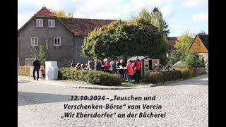 12.10.2024 Gartenmärktchen an der Bücherei Ebersdorf