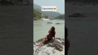 Rishikesh Expectations V/S Reality #shorts #rishikesh