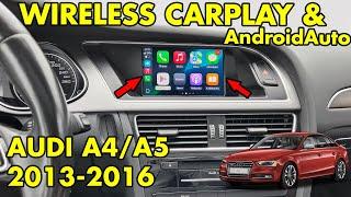 Wireless CarPlay and AndroidAuto Audi A4 / A5 / S4 / S5 / RS5 2013 2014 2015 2016 (chassis B8)