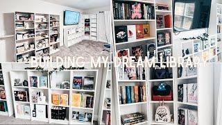 Building my dream library! | bookshelf vlog | KRISTEN OWENS