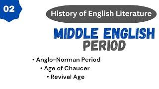 History of The Middle English Period