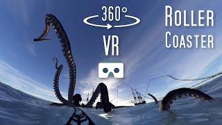 360 VR Roller Coaster: Virtual Reality scary 360 video for Cardboard & Samsung Gear VR Box