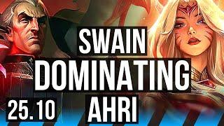 SWAIN vs AHRI (MID) | 700+ games, Dominating | KR Master | 25.10