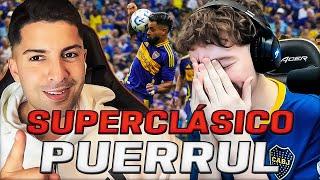 DAVOO XENEIZE Y GASTÓN EDUL EN PUERRUL SUPERCLÁSICO