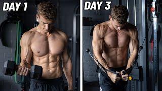 My Daily Training Routine for Building Muscle **ALL EXERCISES SHOWN**