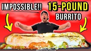CAN I BEAT THE WORLD’S BIGGEST BURRITO? 15 LBS IN 30 MINUTES! | SCOTT EATS YOUTUBE