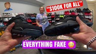 SHE HAD A WHOLE STORE OF FAKE SHOES! (MILLIONAIRE EXPOSED) SNEAKER MEETUP