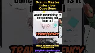 What is the Definition of Done and why is it important #professionalscrummaster