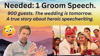 Speech Writing Services: An impossible wedding speech! A blog entry from Ghostwriters Central, Inc.