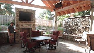 Landscape Tour: Outdoor Entertainment Area by Weller Brothers Landscaping, Sioux Falls, SD