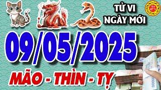 Tử vi tuổi MÃO - THÌN - TỴ ngày 09/05/2025 - Két Sắt Chật Tiền | Tử Vi Việt TV