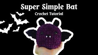 TUTORIAL: Chonky Bat Crochet Pattern | Easy Bat Crochet Pattern | Free Bat Crochet Pattern