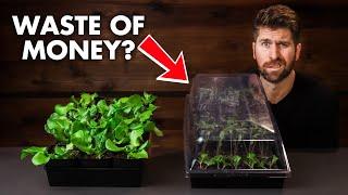 I TESTED Starting Seeds With a Humidity Dome and Without - Here's what happened!