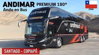 ANDIMAR PREMIUM SANTIAGO COPIAPO trip by bus Marcopolo G8 Volvo B450R TCJX88