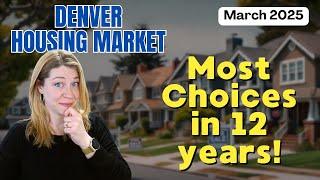 March 2025 Denver Housing Market Update | Boomers are Moving & Buyers have LEVERAGE