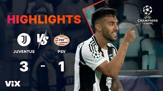 Juventus vs. PSV - Game Highlights | UEFA Champions League 2024/25 | ViX