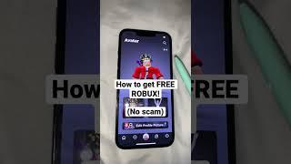 How to get FREE ROBUX (no scam)  #shorts #robux