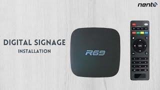 Digital Signage Box: Installation | TV Screen and Internet Connection
