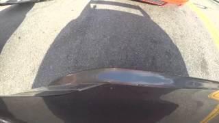 2006 Mitsubishi Evo with Tomei Expreme cat back exhaust, sound clip from gopro mounted on trunk