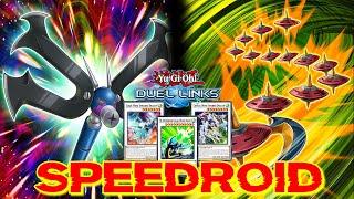 SPEEDROID DECK DUEL LINKS RANKED DUEL REPLAY + DECKLIST [YU GI OH! DUEL LINKS]