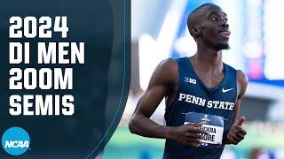 Men's 200m semifinals - 2024 NCAA track and field championship