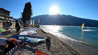 When the Peler calls.... here we come! Magic Windsurfing at Garda Lake