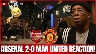 MOTD ARSENAL 2-0 MAN UNITED: IAN WRIGTH CRAZY REACTION! GARRY NEVILLE REVOLTED! POS MATCH ANALYSIS