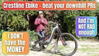 Crestline S180 180mm travel electric mountain bike: strengths and weaknesses of this downhill weapon