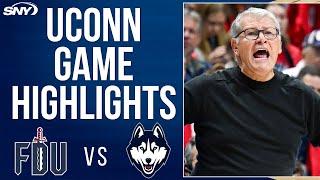 UConn vs FDU (11/20/24) | Geno Auriemma's 1,217th win | UConn Women's Basketball Highlights | SNY