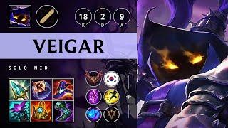 Veigar Mid vs Azir: Legendary - KR Grandmaster Patch 14.17