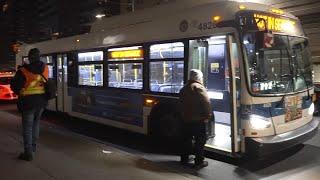 Passenger injured after gunfire erupts outside MTA bus in Brooklyn