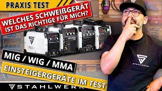 Welches Schweißgerät ist das Richtige für mich MIG WIG MMA – Einsteigergeräte im Test