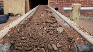 Best Method for Crawlspace Dirt Removal. Conveyor Belts!