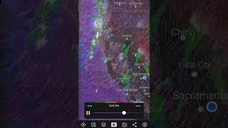 Radar: Rare Squall Line Thunderstorms Hitting Eureka, California 3:53pm March 1, 2024