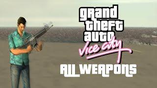 Grand Theft Auto: Vice City - All Weapons Showcase