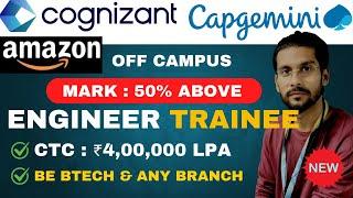 Cognizant Hiring Fresher 2024 Batch | Engineers Trainee | BE B.tech & All Branch | Apply Now