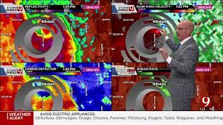 David Payne Tracks Tornado In Garfield County, Okla. (April 27, 2024)