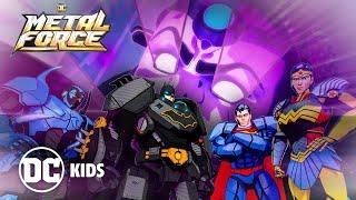 The Justice League DEFEAT Brainiac! | DC Metal Force | @dckids