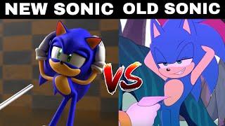 Zero Two Dodging meme  |  New Sonic VS Old Sonic